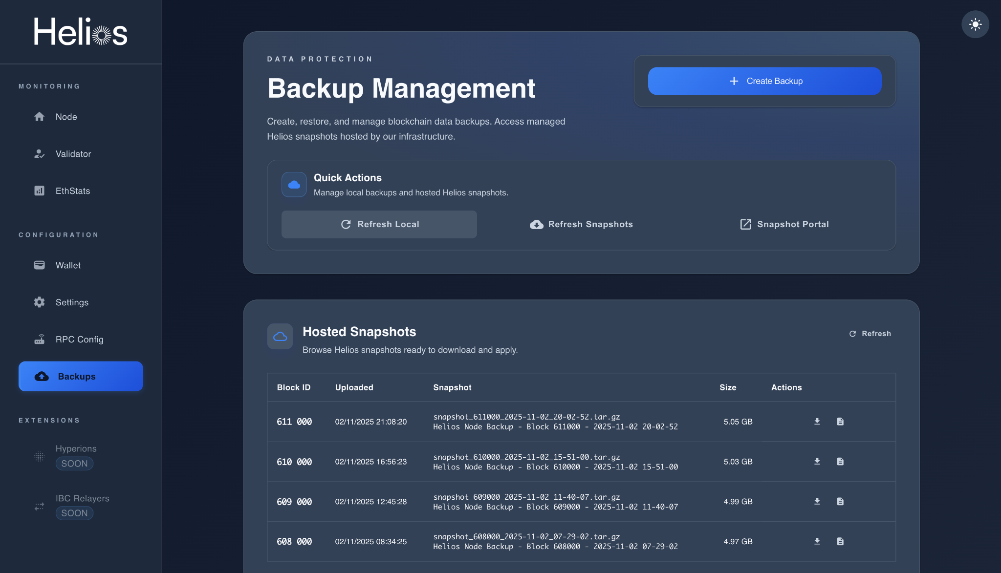 Backup Management